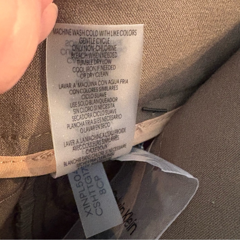 Calvin Klein Taupe Trousers - Picture 10 of 10